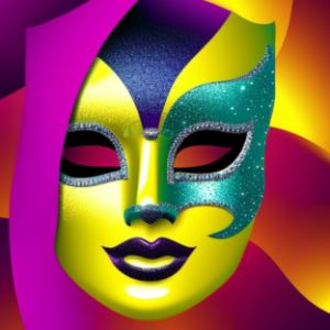 Mardi Gras Mask#7