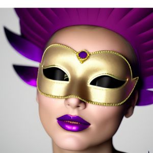 Mardi Gras Mask#36 - Blazology4Arts