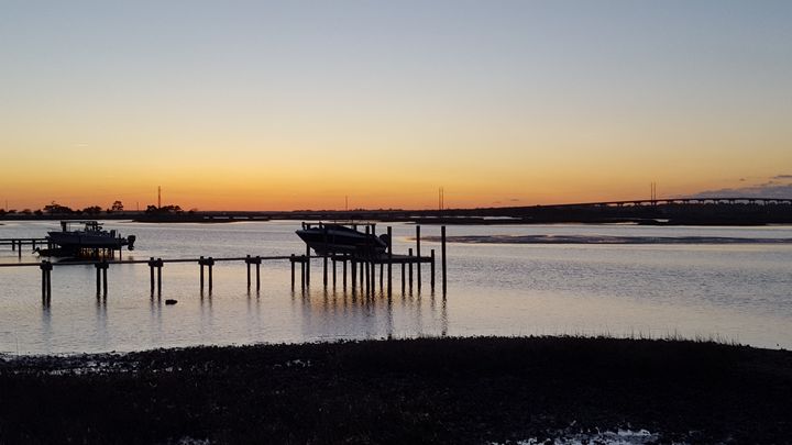 Sunset at the dock - Brandi Berger