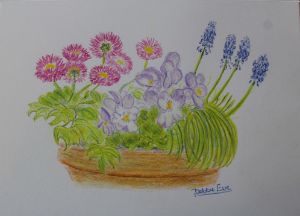 Spring Flower Pot