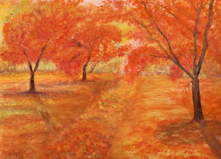 Autumn Trees - Debbie Pain, Spellbound Art & Sculptures