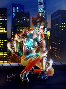 Overwatch, Tracer, by Psd  Overwatch tracer, Overwatch, Overwatch  wallpapers