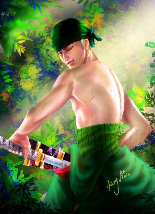 Roronoa zoro, Digital Art