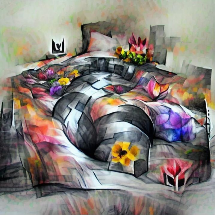 Bed of flowers - VezArt - VezArt Originals - Abstract Art