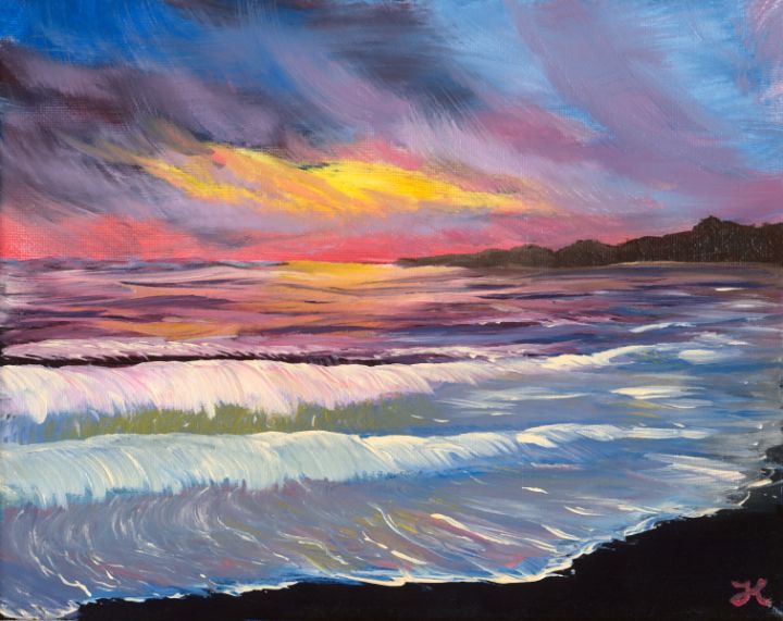 Jersey Sunrise - Paintings by Theresa Herr - Photography, Landscapes &  Nature, Beach & Ocean, Other Beach & Ocean - ArtPal