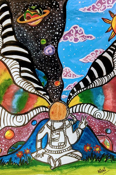 Trippy Astronaut - atibhi