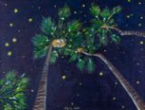 Original painting acrylic starry sky