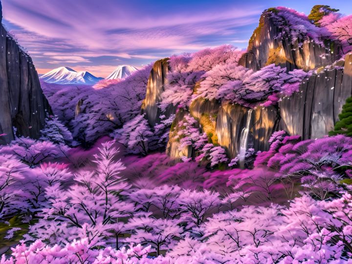 Cherry Blossom Cliffs - CAMA Art & Photography, LLC - Photography ...