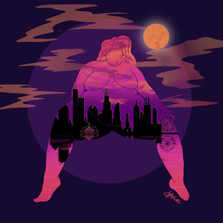 Fat Babe Chicago Skyline - SoJoHello