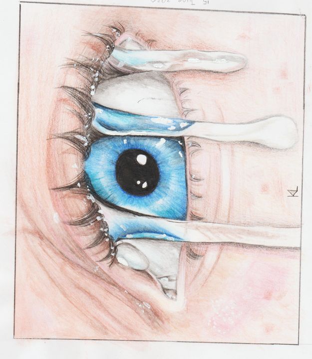 Eyes are the window to the soul kayley drawings illustration