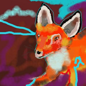 Cute autumn Fox, fall season fox - IslaNovella - Digital Art, Animals,  Birds, & Fish, Fox - ArtPal