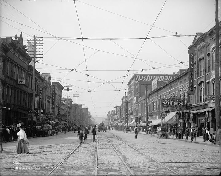 Market Street in 1907 - Historic Chattanooga