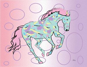 Pastel Horse