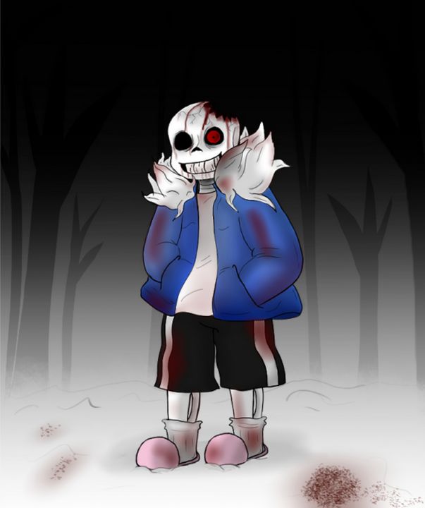 Au Pixel art(horrortale sans)