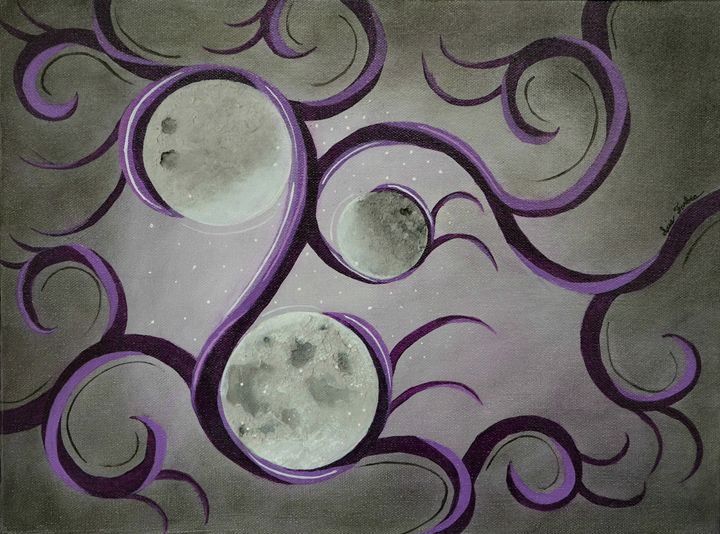 No Rules Moon 4 (series) - Simplicity of Art by Iris Forbes