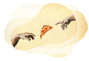Creation of pizza