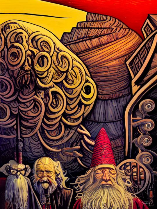 Wizards Of The Coast Journey Print Grim Picasso Fine Art Gallery Paintings And Prints Fantasy