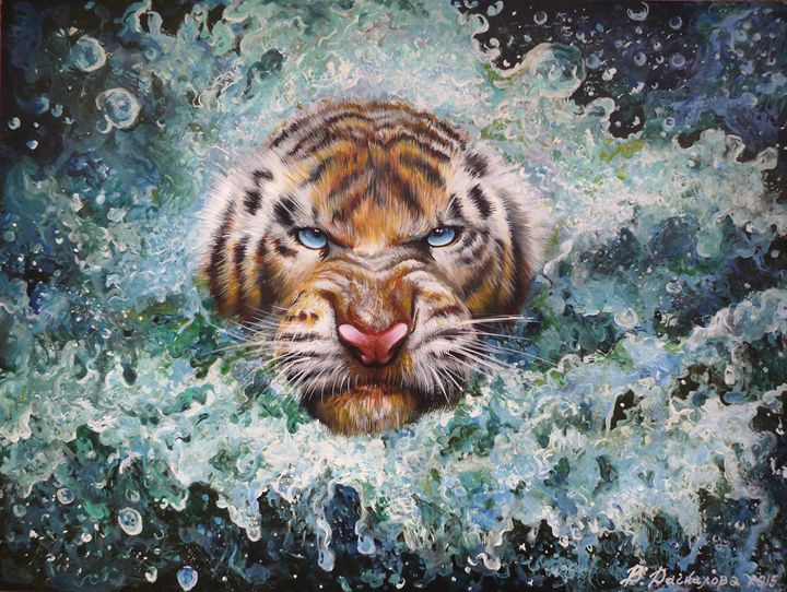 Tiger - Velina Daskalova Art