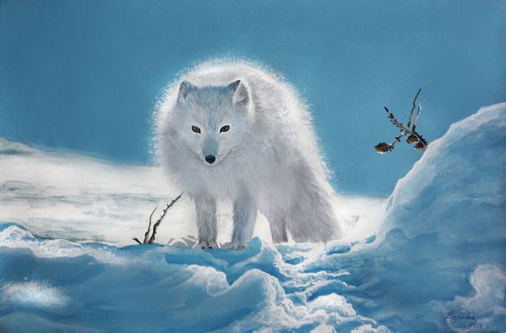 White fox - Velina Daskalova Art