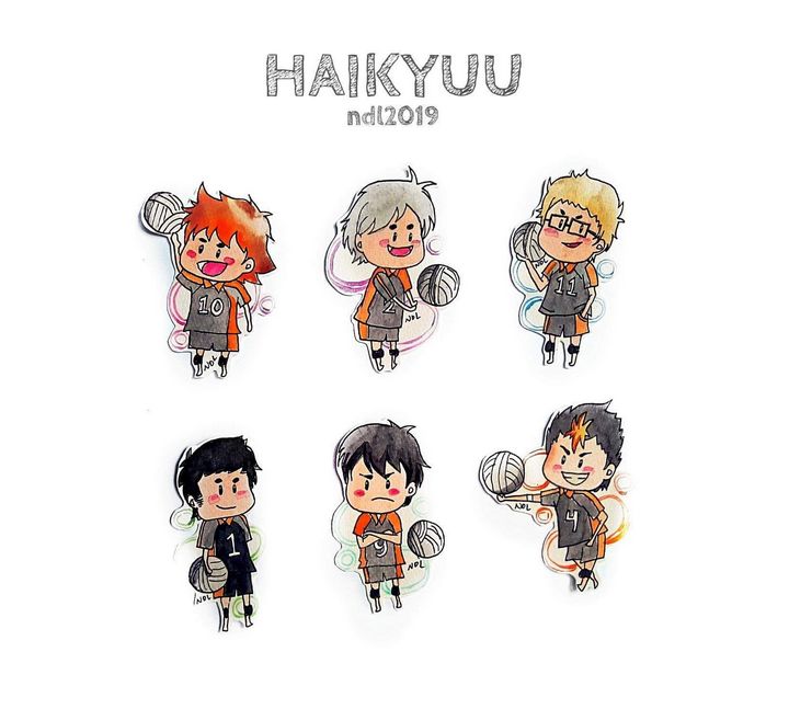 Haikyuu Season 1 Stickers for Sale