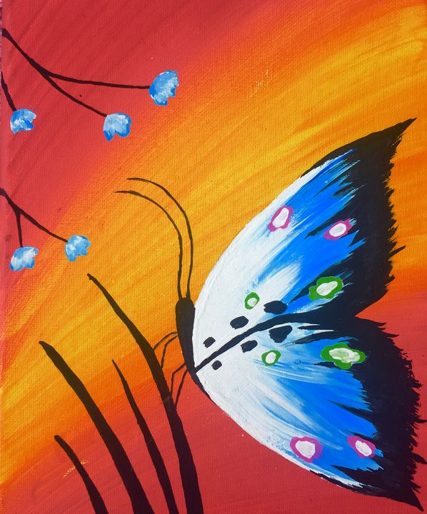 Nghệ thuật bướm đầy màu sắc sẽ cảm động bất kỳ ai. Với những mảng màu sáng tạo và kỹ thuật vẽ tuyệt vời, bức tranh này sẽ giúp bạn tiếp cận với vẻ đẹp tuyệt vời của nghệ thuật.
