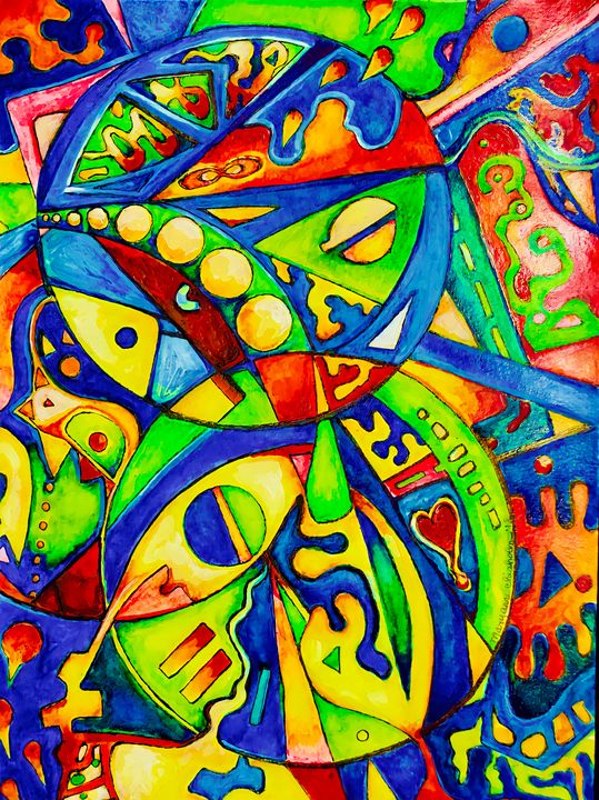 My Chaos Is Controlled - Maryanne Chisholm Art - Paintings & Prints 