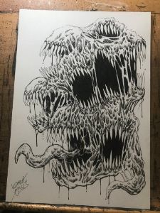 Lovecraft Inspired Dark Creature Art