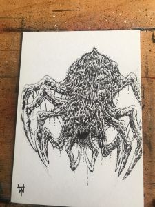 Demon Spider Horror Creature Art
