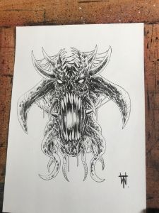 Demon Skull Concept Art