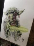 Zombie Yoda Sketch