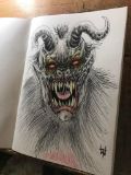 Krampus Horror Sketch