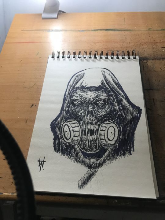 arkham asylum scarecrow drawing