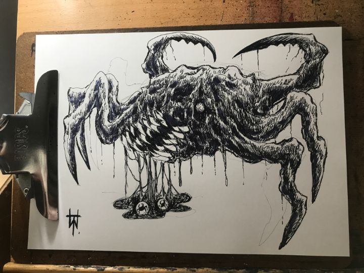 horror creatures art