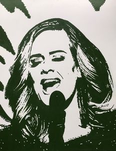 Adele on Stage.