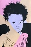 Expressionist Portrait of black girl