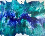 original blue green abstract