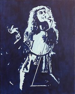 Robert Plant on Stage