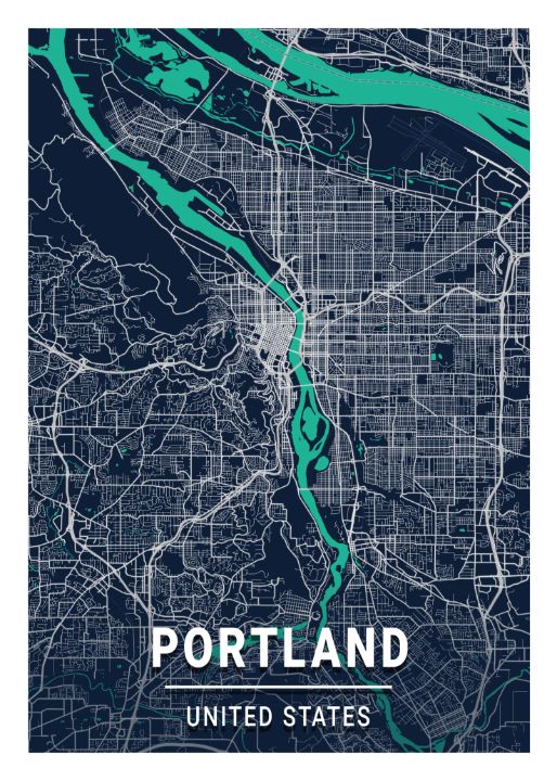 Portland United States Blue Dark - 301 21 8 5 22 12 52m 