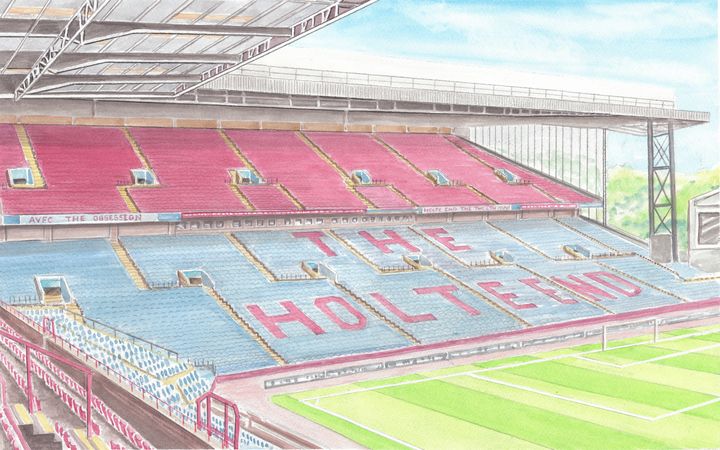 Villa Park Holte End Suite ASTON VILLA AVFCCanvas Print Photo5 Sizes