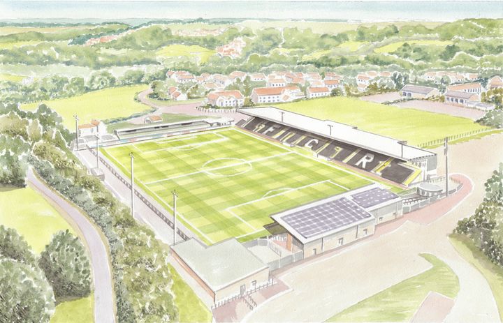 Forest Green Rovers New Lawn Stadium - Papilios Creative - Paintings ...