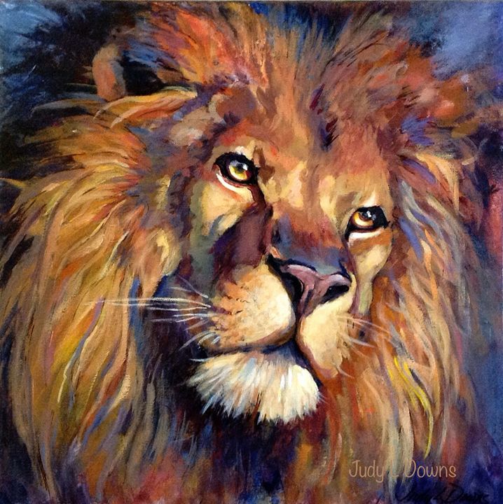 Lion, Aslan of Chronicles of Narnia, Original Oil Painting on