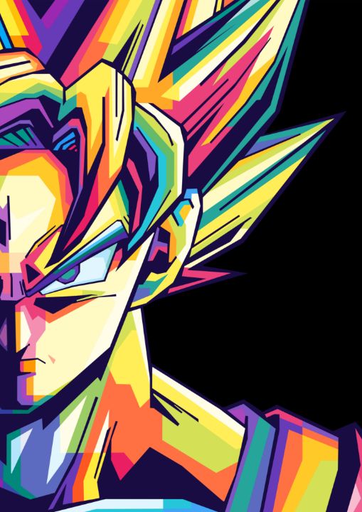 Goku Dragon Ball Pop Art Zeetart Drawings Illustration Entertainment Movies Animation