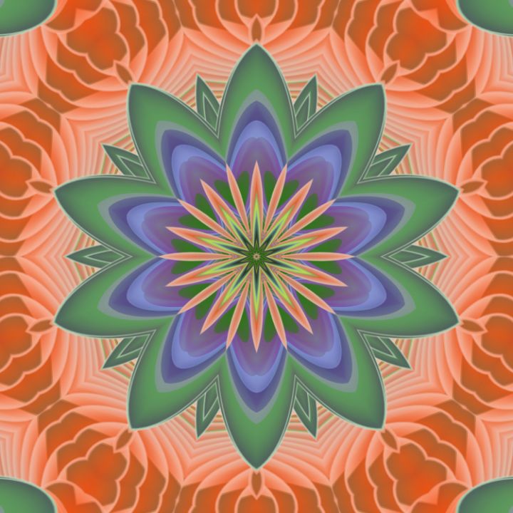 Spanish Kaleidoscope Flower - Melange Tulsa