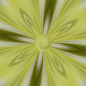 Yellow Kaleidoscope Swirl