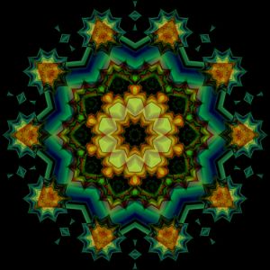 Colorful Spiked Kaleidoscope