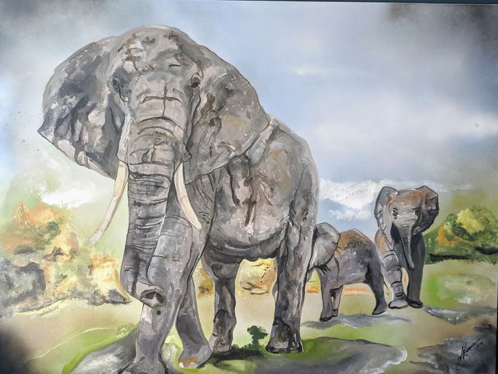La Elephants - Art By April