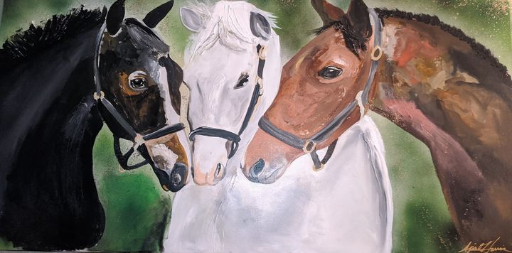 HORSES WHISPER - Art By April