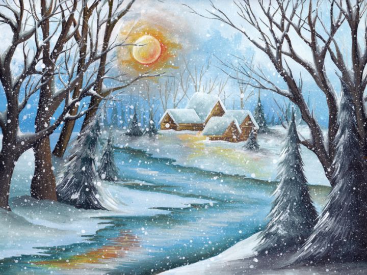 Winter Stroll - Kristen Ann's Paintings