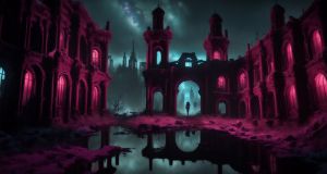 Solstice Reflections City Ruins - ShaneSparrowArt