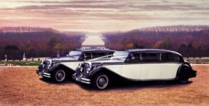 Classic limousine in France